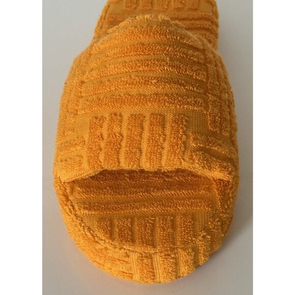 Bottega Veneta Intrecciato Resort Sponge Slipper Yellow 7 US 660245 IT NIB $600 main image 5